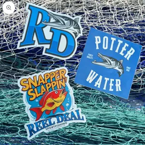 Potter Water Snapper Slappin Reel Deal Sportfishing Stickers Set for Fishermen