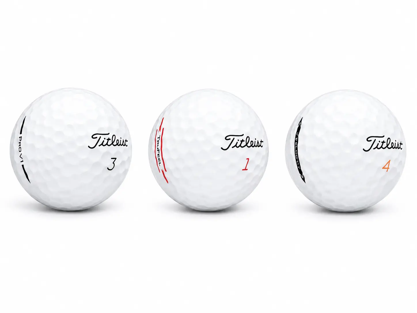 12 Titleist Mixed Premium Golf Balls | Pro V1, TruFeel & Velocity | AAAA Mint Used Golf Balls