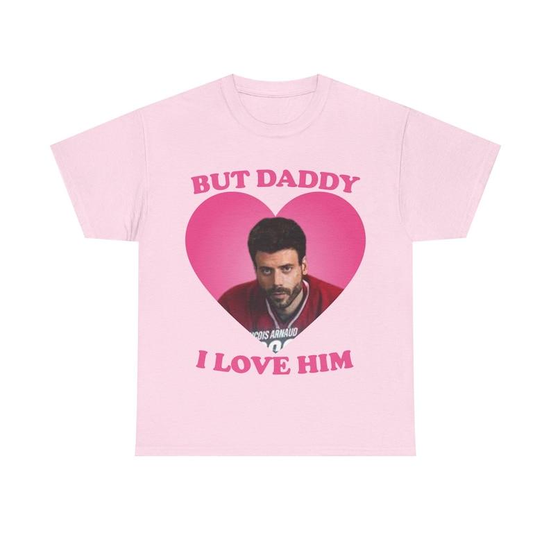 Scott I Love Him Hunter Heated TVPink heart shirt