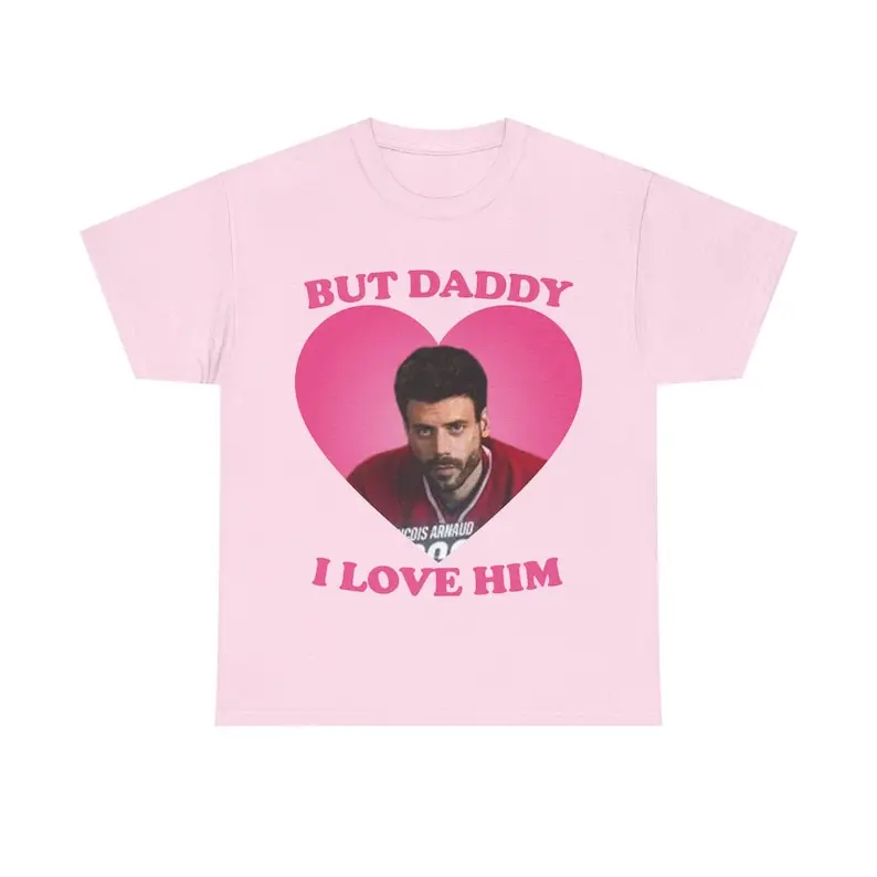 Scott I Love Him Hunter Heated TVPink heart shirt