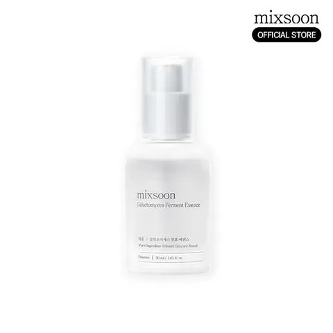 [mixsoon Official] Galactomyces Ferment Essence - 1.01 fl.oz/30ml Lightweight Organic Korean Skincare Serum for Radiant Glass Skin