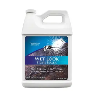 Wet Look  Stone Sealer. Durable, Long-Lasting Gloss Protection. Interior and Exterior Pavers, Slate, Sandstone, Travertine, Flagstone, Driveways, Garage Floors, etc. .