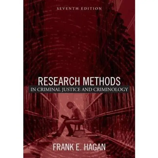 USED Book - Research Methods in Criminal Justice and Criminology (7th Edition) by Frank E. Hagan (Hardcover) - english