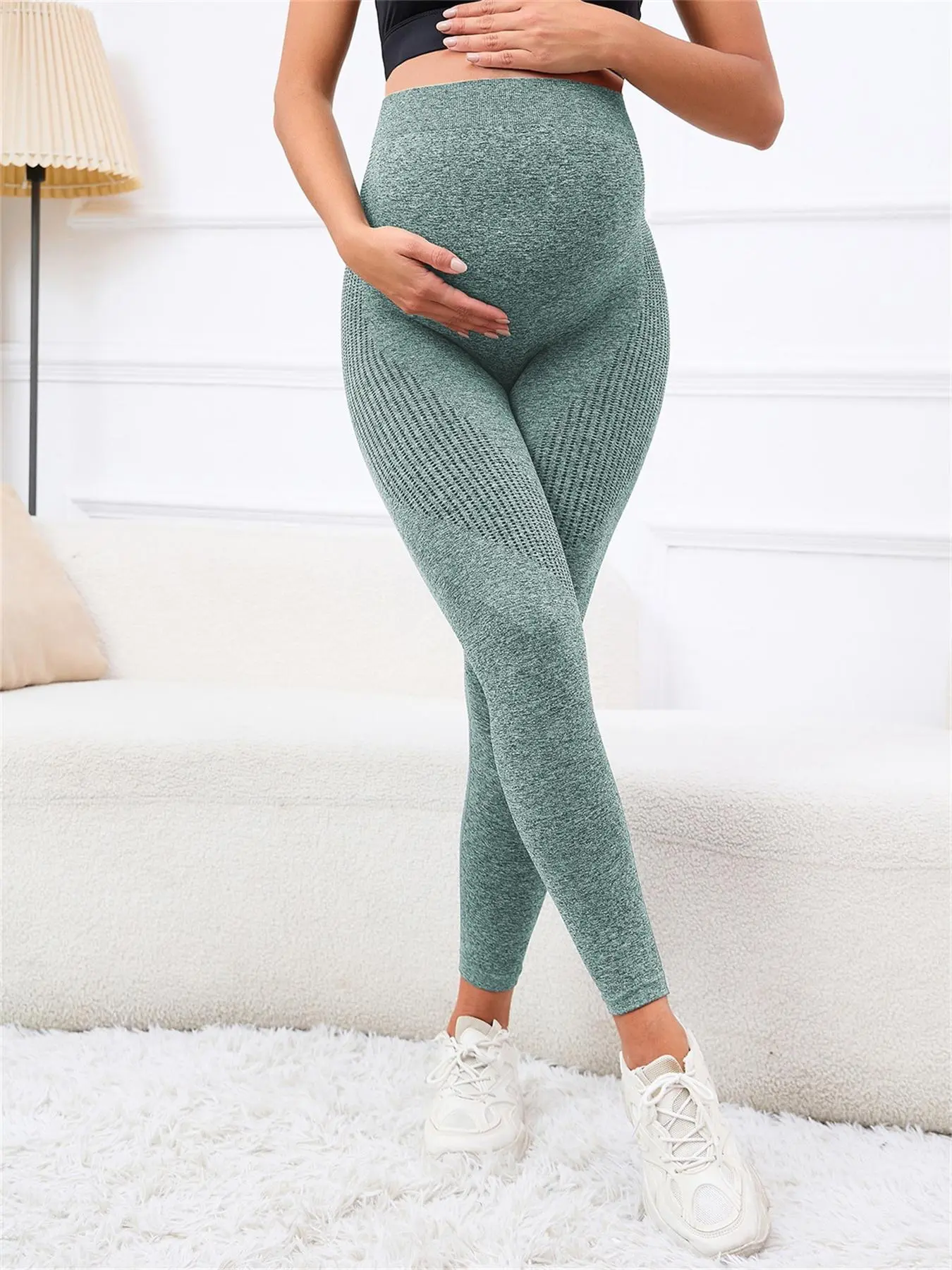 Women's Creamlush Maternity Leggings Maternity Yoga Pants Pregnancy Leggings Maternity Clothes Maternity Clothing Maternity Apparel Pregnancy Bottoms
