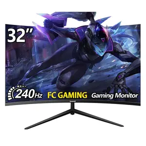 32-inch 240Hz FHD Curved Gaming Monitor (1800R) - 1920x1080p Resolution | AMD FreeSync | DisplayPort & HDMI | VESA Wall Mount Ready