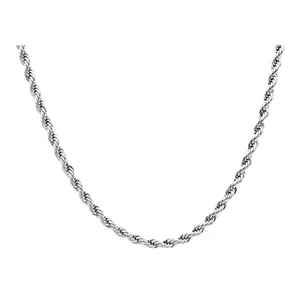 24 Inch 5mm Stainless Steel Chain Necklace | Amoura Luxe