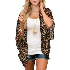 Womens Floral Kimono Cover Ups Short Sleeve Cardigans Casual Shawl Cardigan Loose Open Front Kimono TopsGift