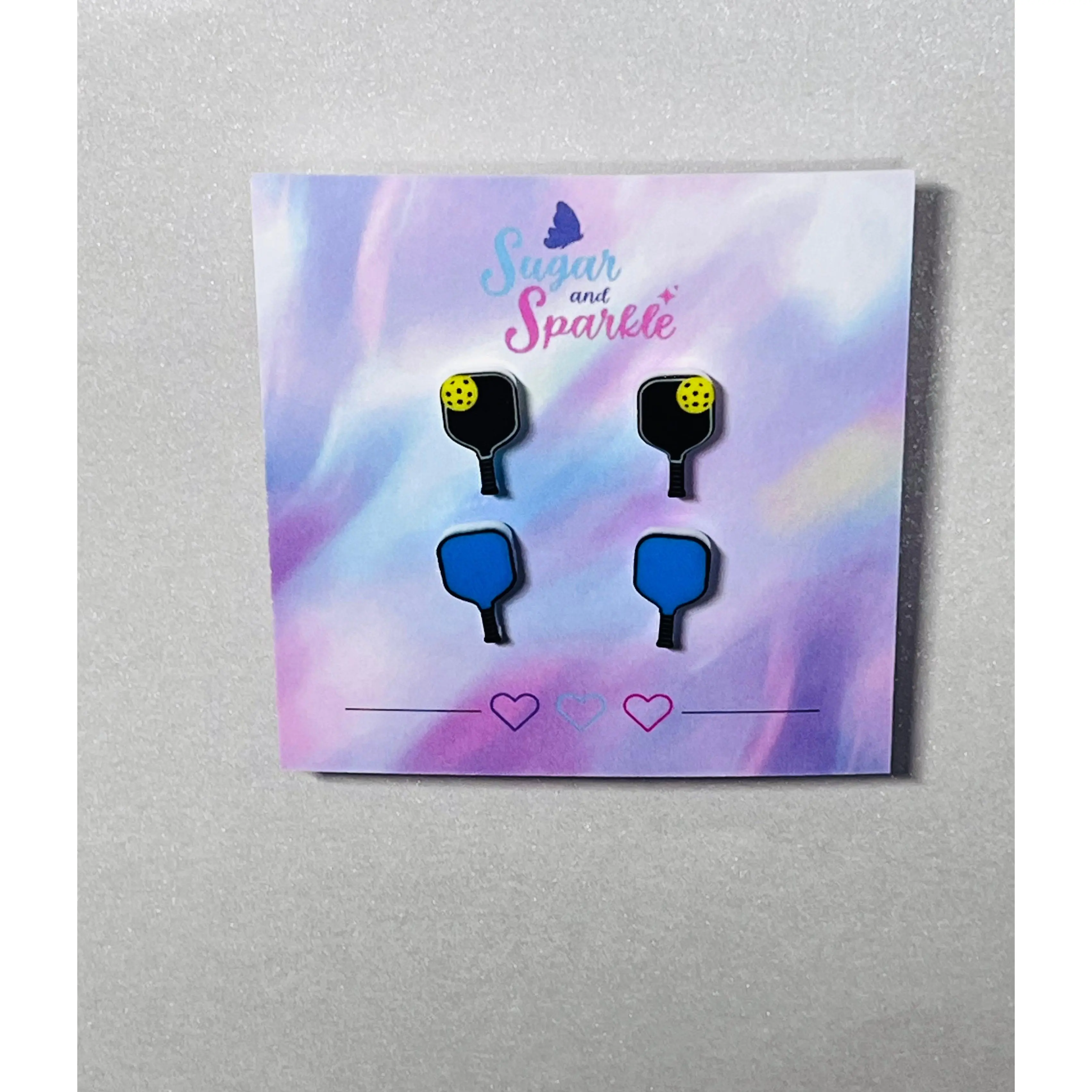 Acrylic Pickleball Earrings