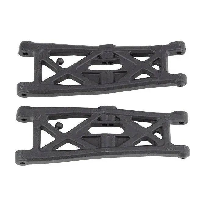 Associated 71139 RC10T6.2 Front Suspension Arms, Gull Wing Carbon Fiber