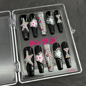 .DP.7019.High-quality handmade wearable nails