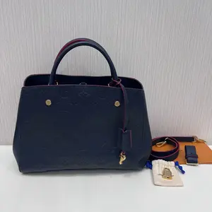 Pre-owned Louis Vuitton Leather Shoulder Bags Montaigne MM Monogram Empreinte 21210248