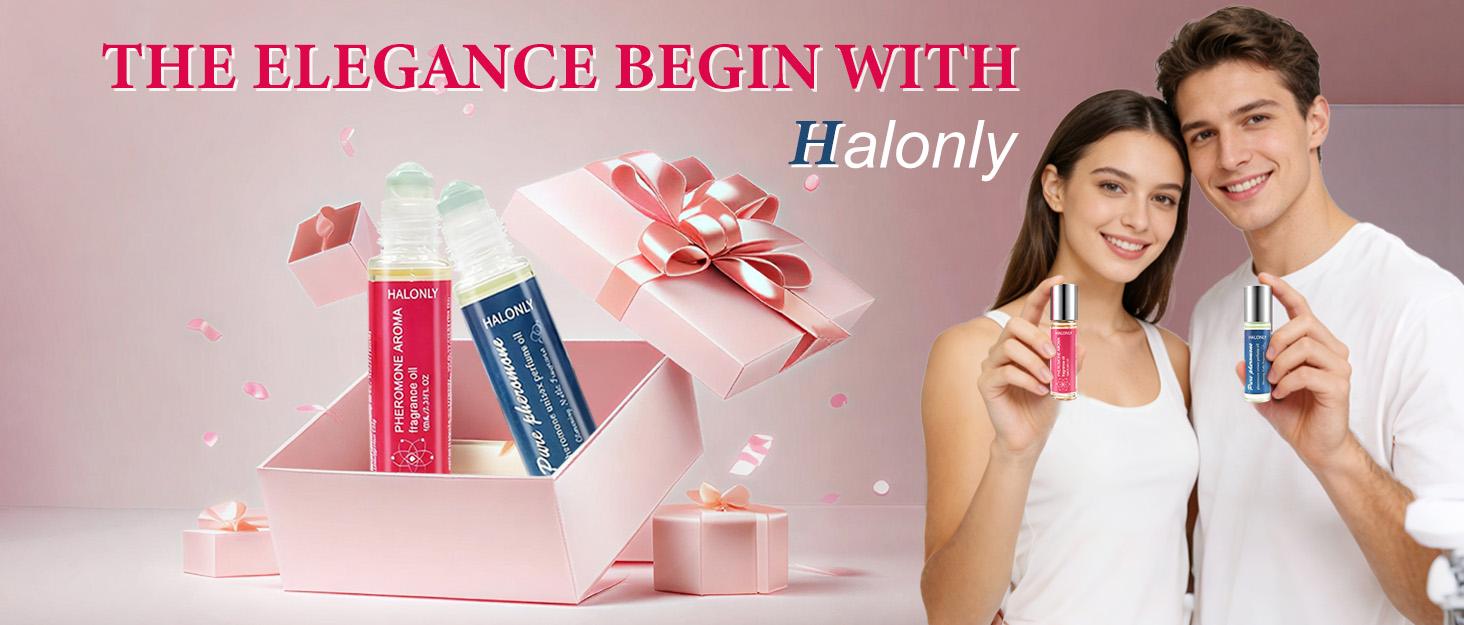 【Halonly】 Women's Roll-On Fragrances with Enduring Scent in Perfume Oil Form Cosmetics Natural Fruity Sweet Floral Eau De Parfume Travel Friendly Dsign Pheromone Perfume Beauty and Personal Care