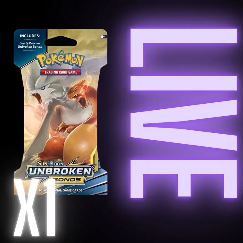 Pokémon Unbroken Bonds Sleeved Booster Pack Card Game