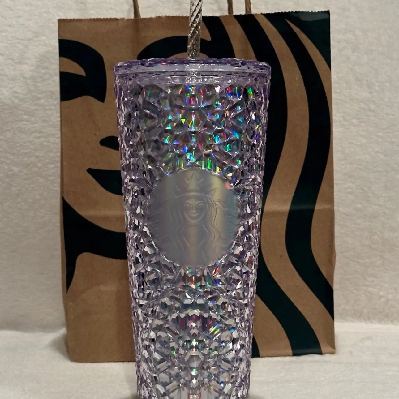 NEW Starbucks Tumbler Holiday 2024 Gemstone Cold Cup Tumbler NWT - TikTok  Shop