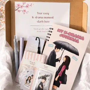 K-Drama Journal for 120 Dramas | Korean Drama Review Notebook + Stickers, Pen, Highlighter