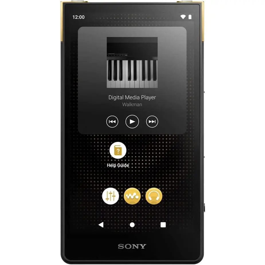 Refurbished - Sony NW-ZX707 Walkman 64GB Hi-Res Portable Digital Music Player with Android, Large 5.0" (diag) Touchscreen Display, up to 24 Hour Battery, Wi-Fi & Bluetooth and USB Type-C – Black NW-ZX707/B