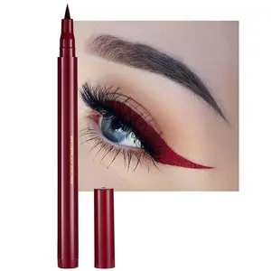 Liquid Eyeliner, Eyeliner Liquid, Long-lasting Colored Eyeliners, White Black Red Brown Green Purple Waterproof High-pigmented Colorful Eyeliners for Eye Makeup