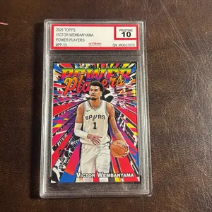 2025 Topps, Victor Wemby power players graded 10