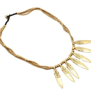 Brass Statement Necklace