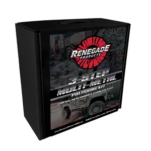 Renegade Products | 3-Step Multi-Metal Polishing Kit – Mirror Finish Buffing Wheels & Compound Bars for Aluminum & Stainless Steel