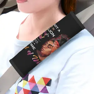 African Women Pattern Car Seat Belt Cover, 1 Pair Car Seat Belt Shoulder Pad, Car Interior Accessories for Women, Girly Car Accessories, Easy to Install, Universal Fit