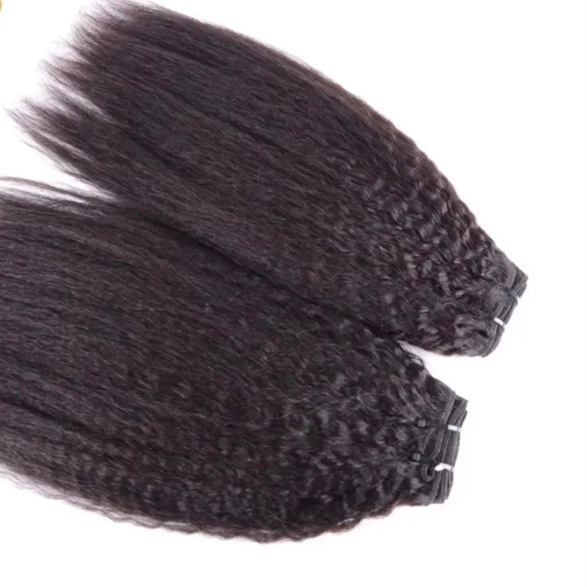 BrisRawHairCo Burmese Kinky Straight Yaki Bundles