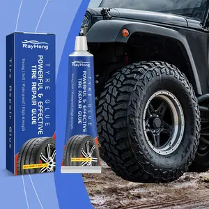 Tire Repair Glue for Motorcycles and Cars, Waterproof Heat-Resistant Anti-Fade Rubber Patch, Quick HUB Fix, Suitable for Bikes and Shoes