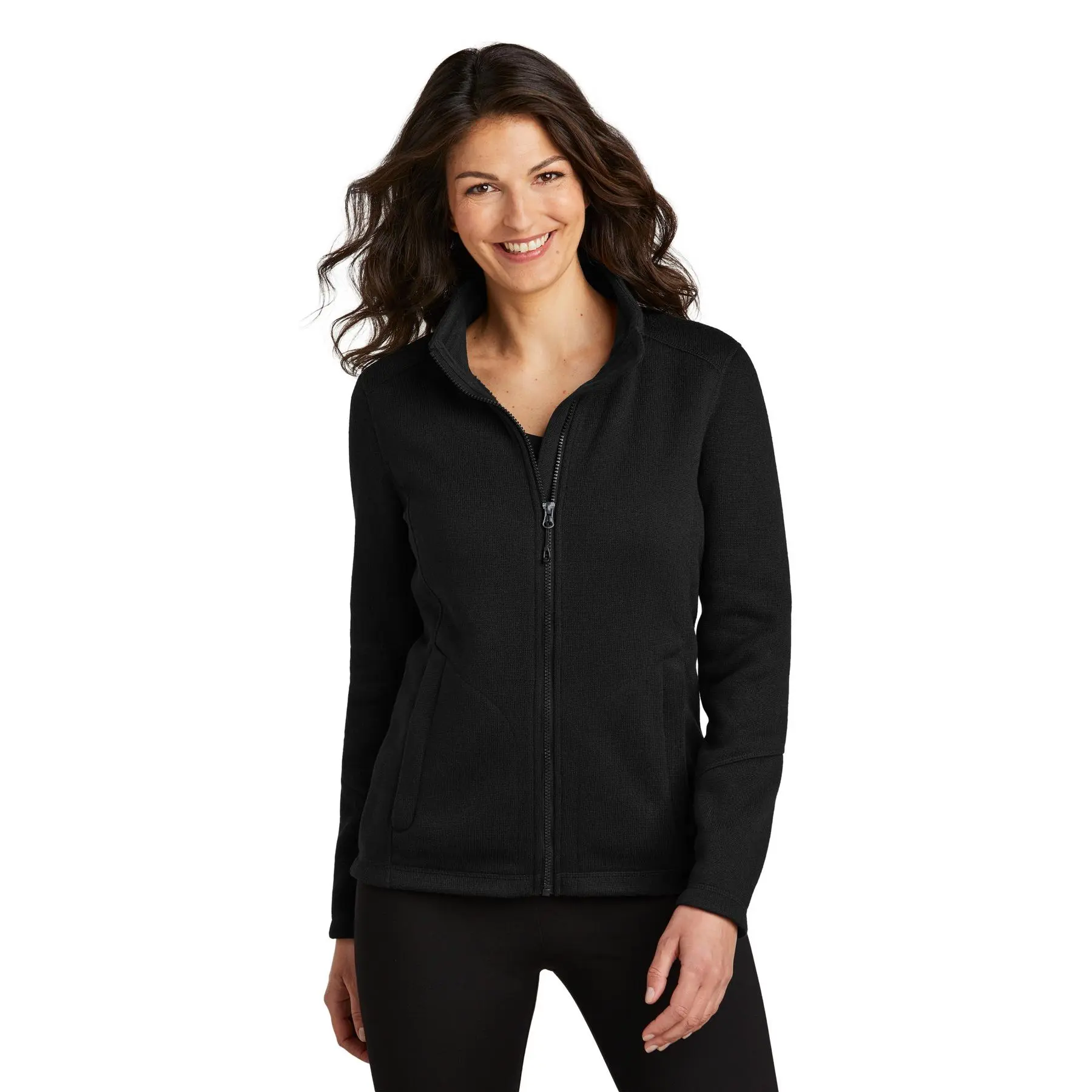 Port Authority Ladies Arc Sweater Fleece Jacket L428