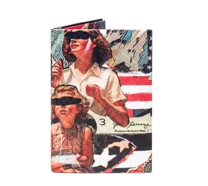 TUNDOR×FLYPAM Micro Wallet - 1.3mm Slim, Waterproof, Eco-Friendly, RFID Protected, Holds 8 Cards & Cash, Artist Designed