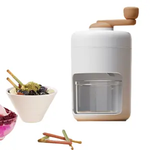 Hand Crank Ice Crusher Multipurpose Food Grade Mini Snow Cone Machine Ice Maker Machine for Home Birthday Party Use
