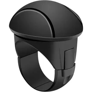 Car Steering Wheel Booster Ball 360 Degree Rotation Steering Wheel Knob Steering Wheel Spinner Accessories for Cars Trucks SUVs (Black)