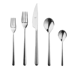 Mepra 5 Pc Linea Flatware Set- Mirror