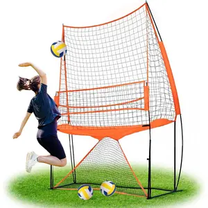 LBH(R) - Volleyball net for Backyard, Volleyball  Equipment Outdoor & Indoor, Volleyball Practice Net, Trainer Equipment for  and Adult, Hitting Trainer nets rebounder