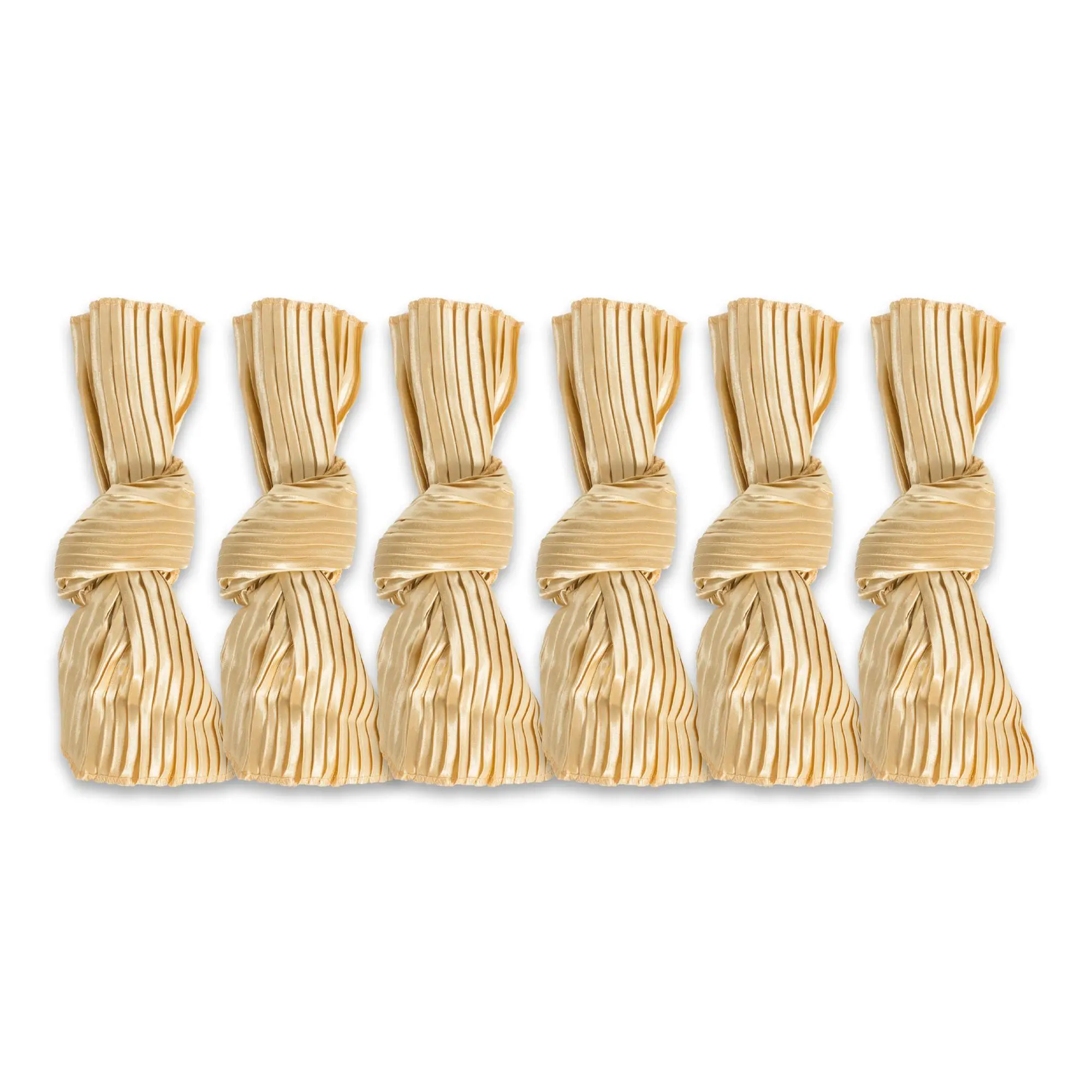Design Imports Set of 6 Satin Knit Napkins