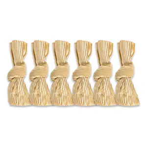 Design Imports Set of 6 Satin Knit Napkins