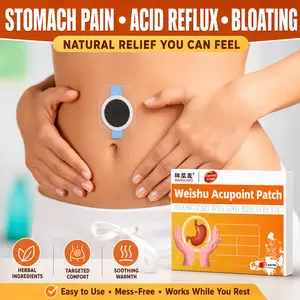 Warm Stomach Soothing Patch — Targets stomach coldness, stomach pain, intestinal discomfort, bloating, poor digestion; abdominal hot compress therapeutic patch