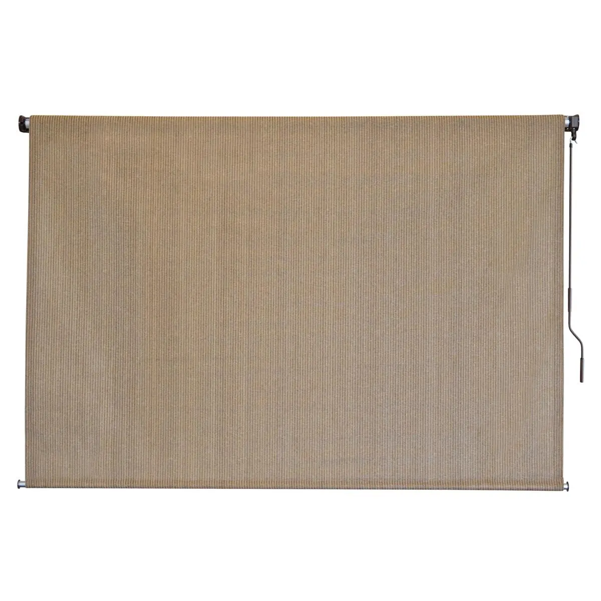212 MAIN Keystone Fabrics P7725 84x72 in. Outdoor Cordless Roller Shade - Adjustable, Lightweight HDPE Fabric Canopy, Weatherproof Patio Canopy, Canyon, Includes Template
