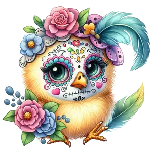 SUGAR SKULL DIA DE LOS MUERTOS ANIMALS | DTF HEAT TRANSFERS