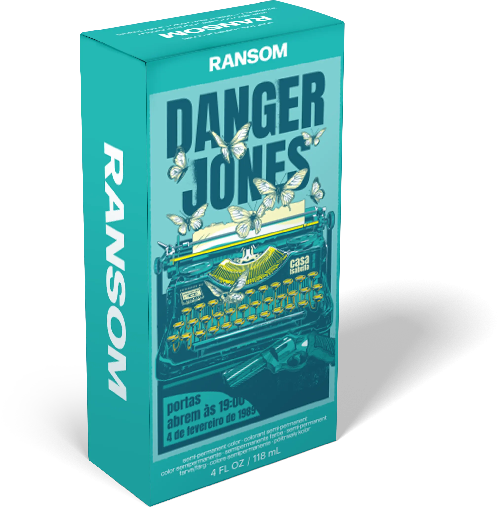 Danger Jones Ransom - Light Teal Hair Color - Long-Lasting Dye - Haircare, Hair Dye