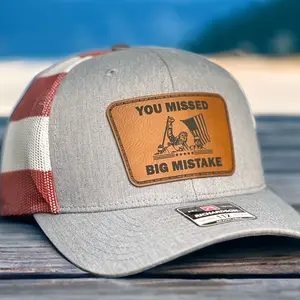 You Missed Big Mistake, Trump 2024, Richardson 112 Hat, Trucker Hat.