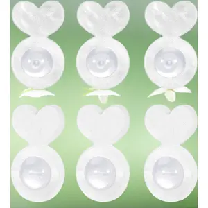 Secure Rubber Earring Backs for Droopy Ears, Earring Lifters Heavy Earring Support Backs, Acrylic Plastic Earring Backs Replacements