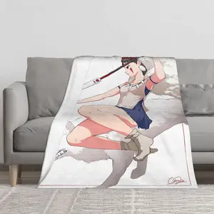 This style flannel blanket, portable thickened picnic mat sofa towel camping beach mat, suitable for courtyard garden moisture-proof tent mat, casual tablecloth/tapestry background cloth, camping essentials, beach blanket, fashion tapestry, sofa blanket