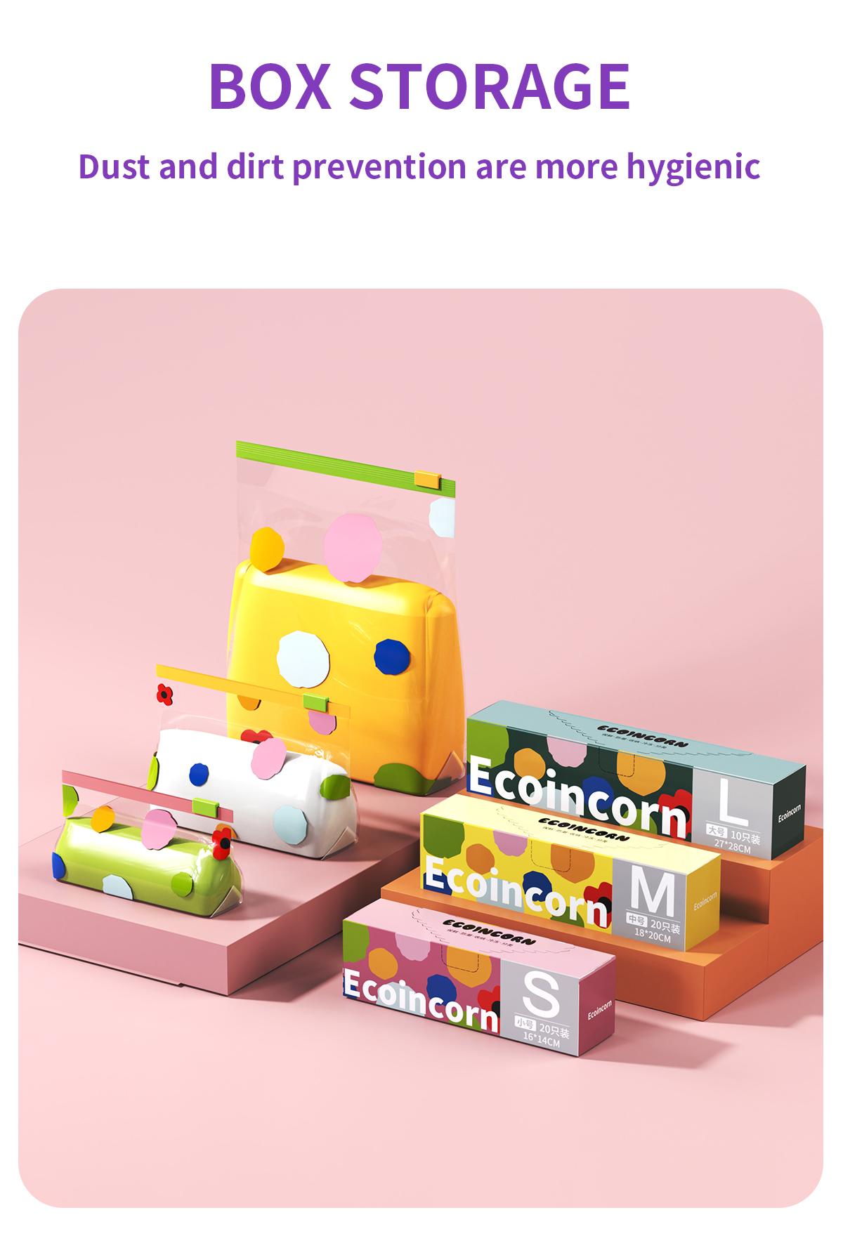 Sealed bag, food preservation bag, household self sealing bag, plastic sealing, thickened refrigerator storage, refrigeration special packaging with sealing tape