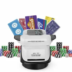 Automatic Card Shuffler & Dealer for 1-2 Decks Support 8 Players,Gifts for Boyfriend, Husband,New 2-in-1 Rechargeable Card Dealer Machine,Poker, UNO, Blackjack, Texas Hold'em, Crazy Eights, Birthday Christmas Gifts