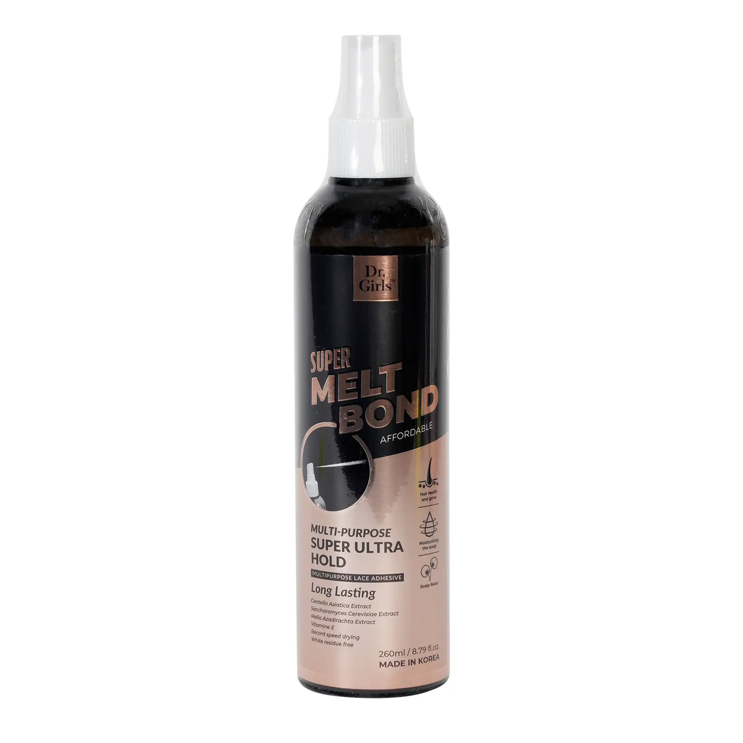 DR GIRLS Super Melt Bond Jet Spray, Hair Care Product with Lavender Scent for Healthy Hair and Scalp, 8.79oz / 260ml, Hair Care Products