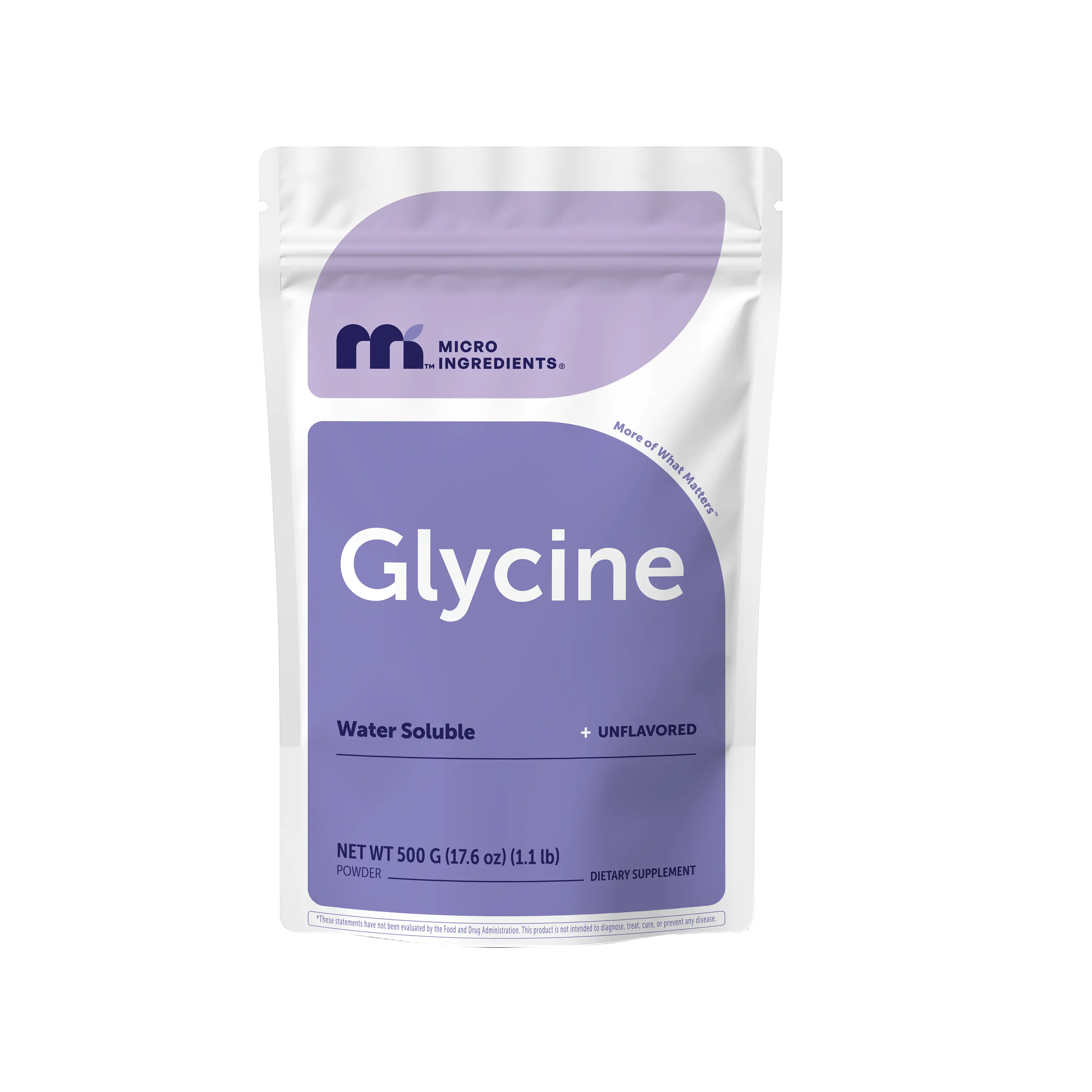 Micro Ingredients Glycine Powder, 500 g (1.1 Pounds) Micro Ingredients Glycine Powder, 500 g (1.1 Pounds)