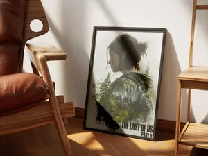 The Last of Us 2 Wall Art Poster Ellie Portrait Collection 1 of 12 Retro Hip Hop Decor for Fans