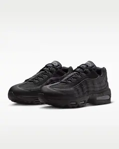 Men's Air Max 95 OG Big Bubble "Triple Black" HM8755-001 Fashion Athletic Sneaker