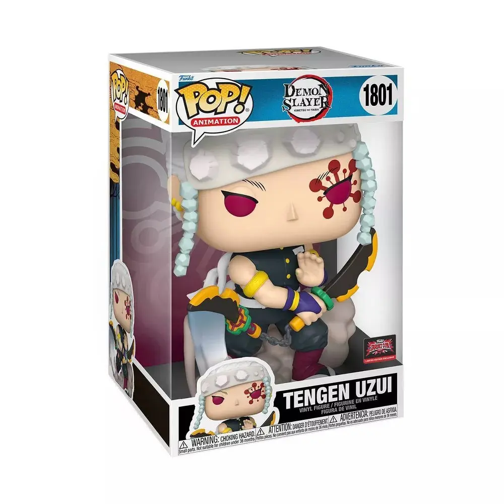 Funko Jumbo Demon Slayer S2 Tengen Uzui Vinyl Figure Collectible - Target Con Exclusive, Limited-Edition New Unique Design Figurine for Collectibles Enthusiasts