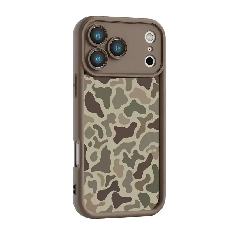 2026 New Camo Pattern iPhone 17 Pro max Phone Case Sika deer Shockproof Rubber Cover for iPhone 17 Air Promax 17Pro 11-16,Gifts for Outdoor enthusiast
